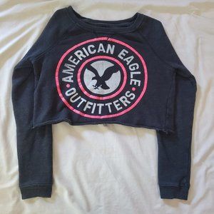 Women's long sleeve crop top